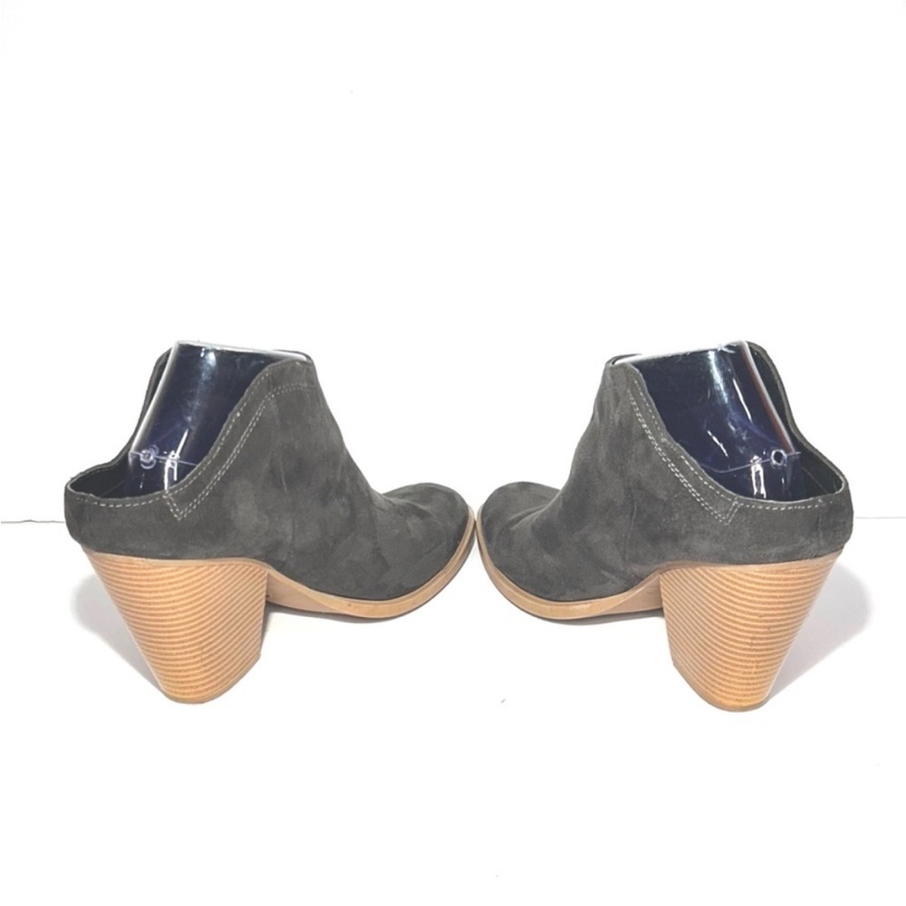 Dolce Vita NEW Women's Nya Grey Suede Leather Heeled Mule Booties Boots Size‎ 11 - Picture 3 of 7